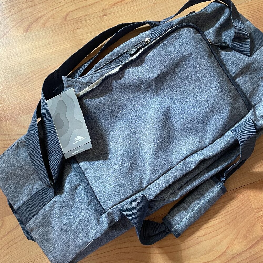 High Sierra Essential Duffel Bag, BLUE 50 L. Gym Travel Carry On. NWT - Picture 1 of 13